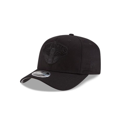 Sapca New Era New Orleans Pelicans NBA Black On Black Stretch Snap 9FIFTY Snapback - Negrii